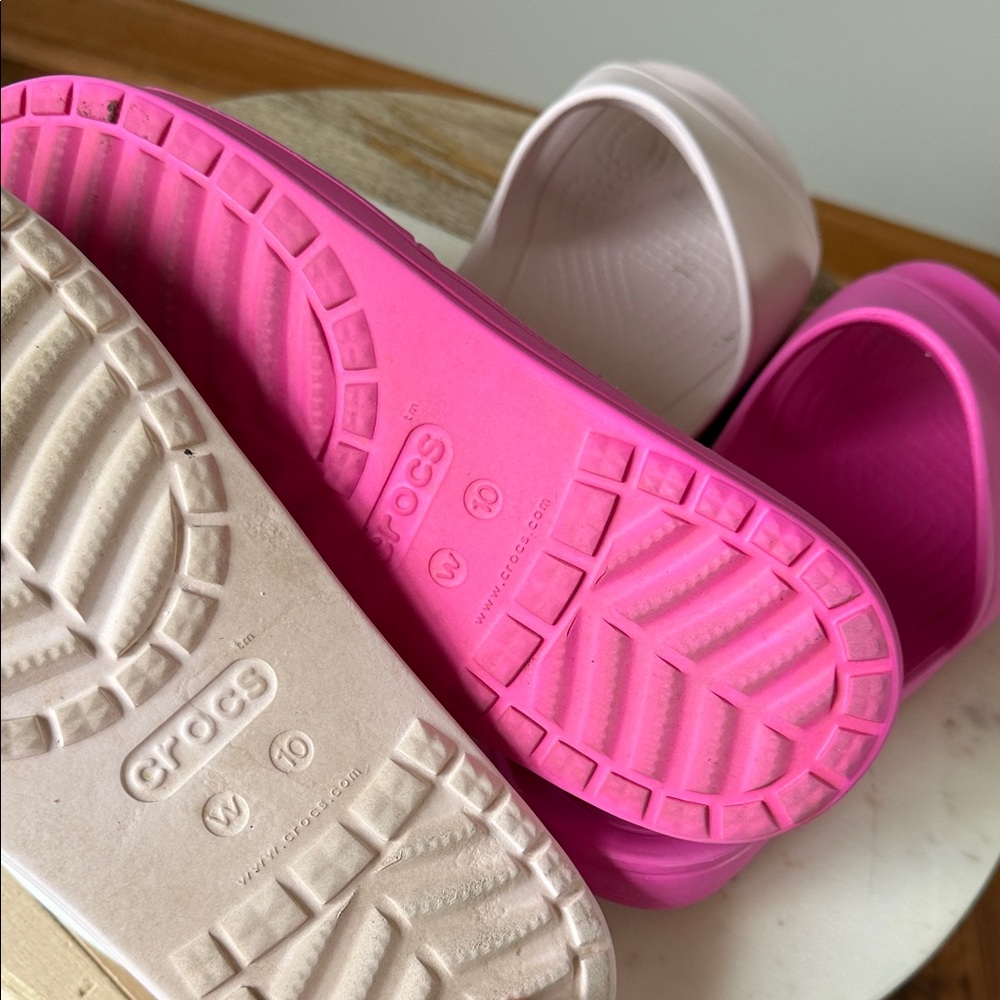 Crocs Slides set (sz 10) - 2pairs - Picture 4 of 14
